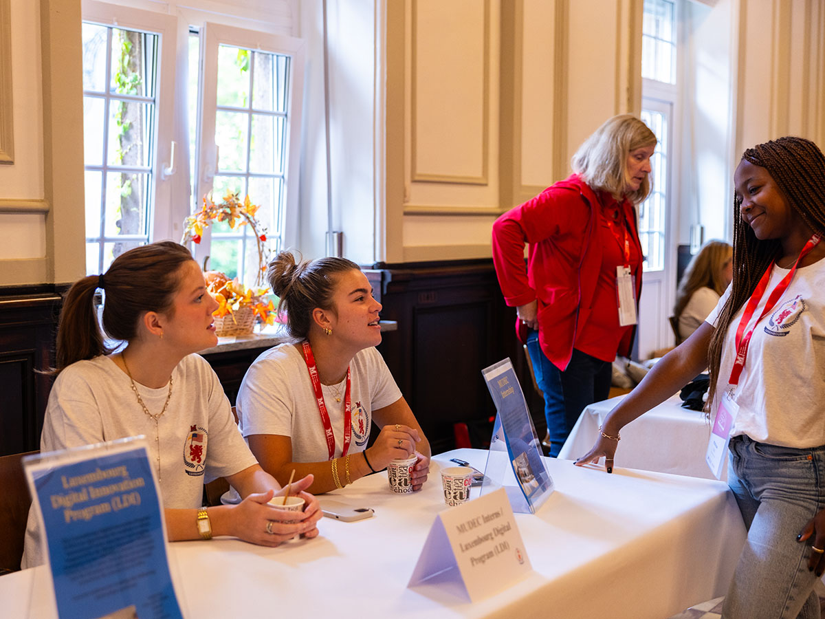 Miami University students during the 55th anniversary of MUDEC